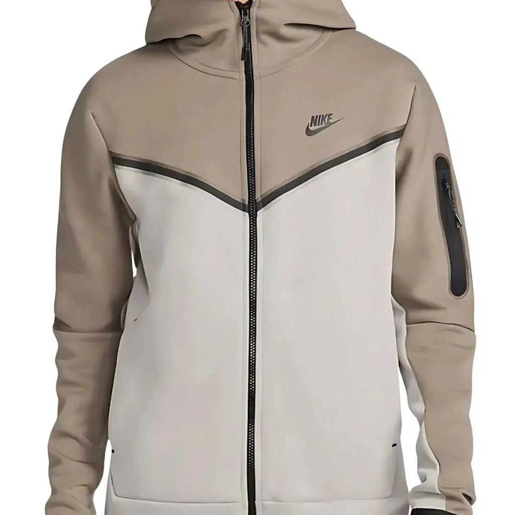 Nike Tech Fleece Grey Full-Zip Hoodie