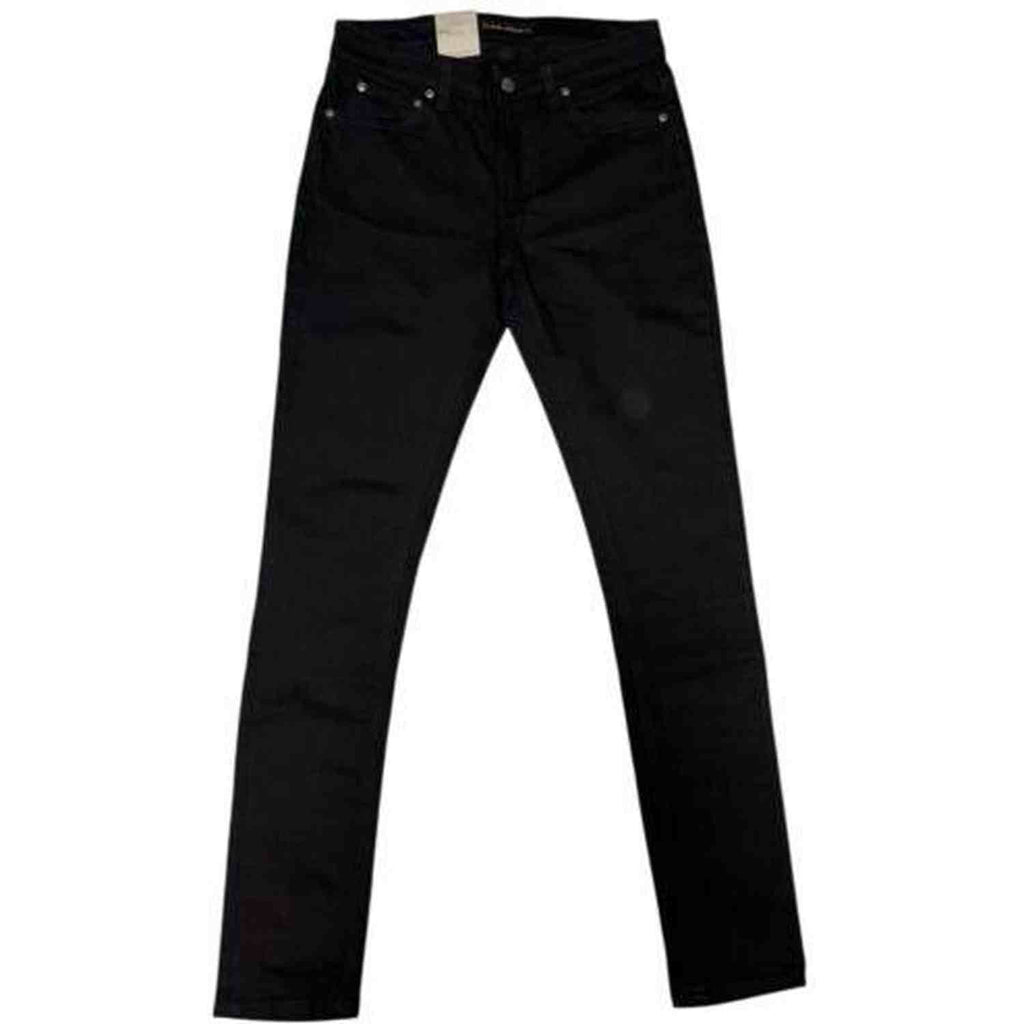 Nudie Jeans Skinny Lin in Black Organic Cotton