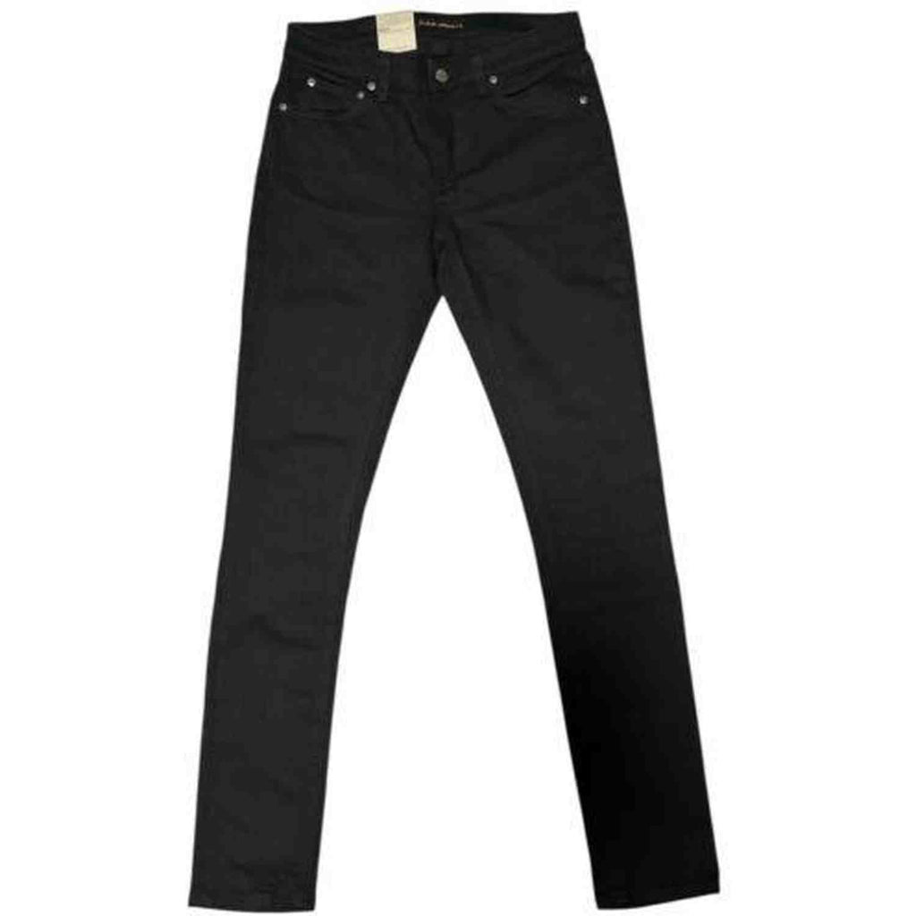 Nudie Jeans Skinny Lin in Black Organic Cotton