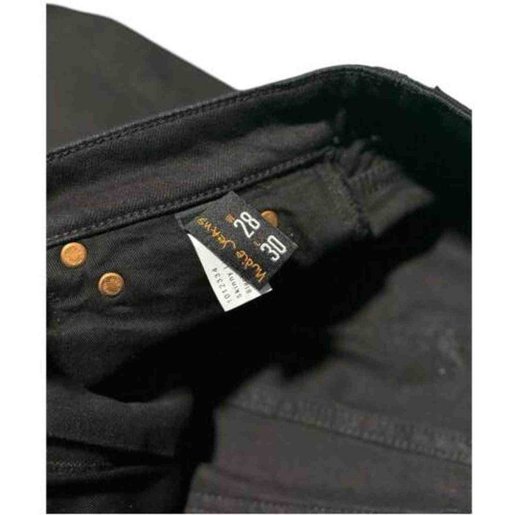 Nudie Jeans Skinny Lin in Black Organic Cotton
