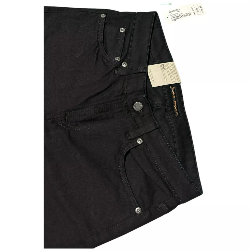 Men's Skinny Lin Jeans in Black Organic Cotton