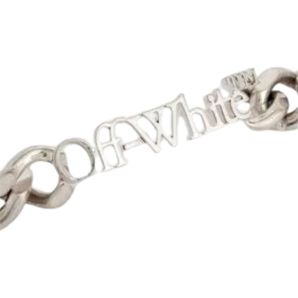 Off-White Virgil Brass Silver Link Bracelet