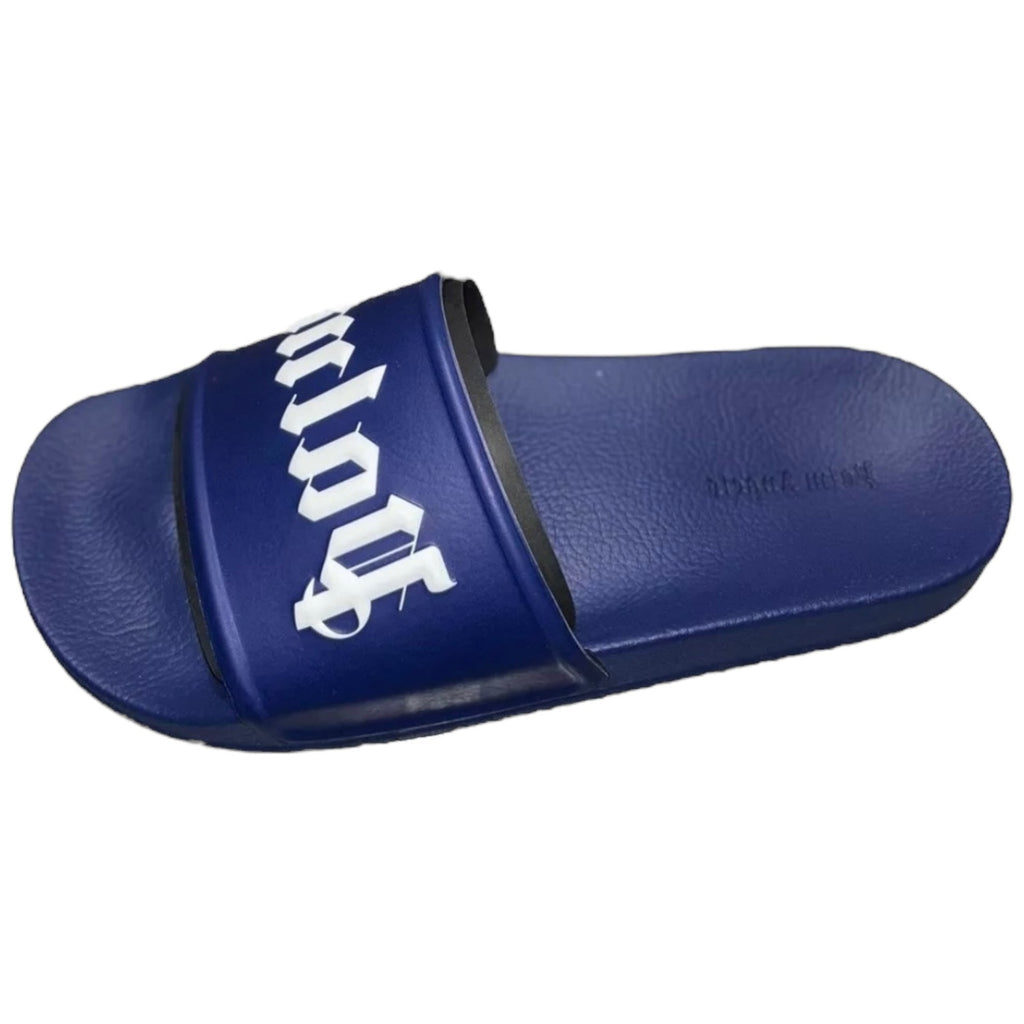 Palm Angels Logo Sliders - Blue