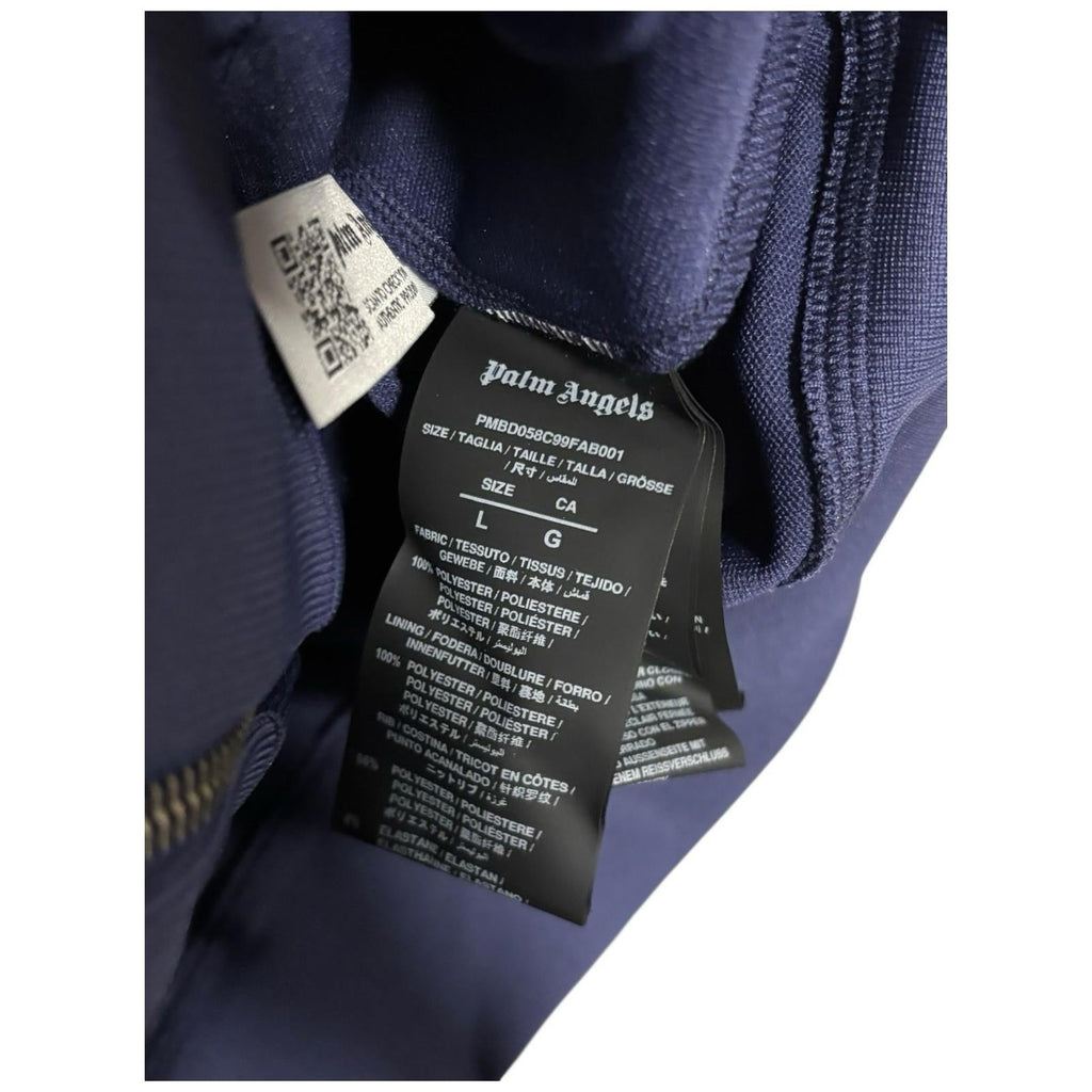 Palm Angels Navy Ivory Track Jacket