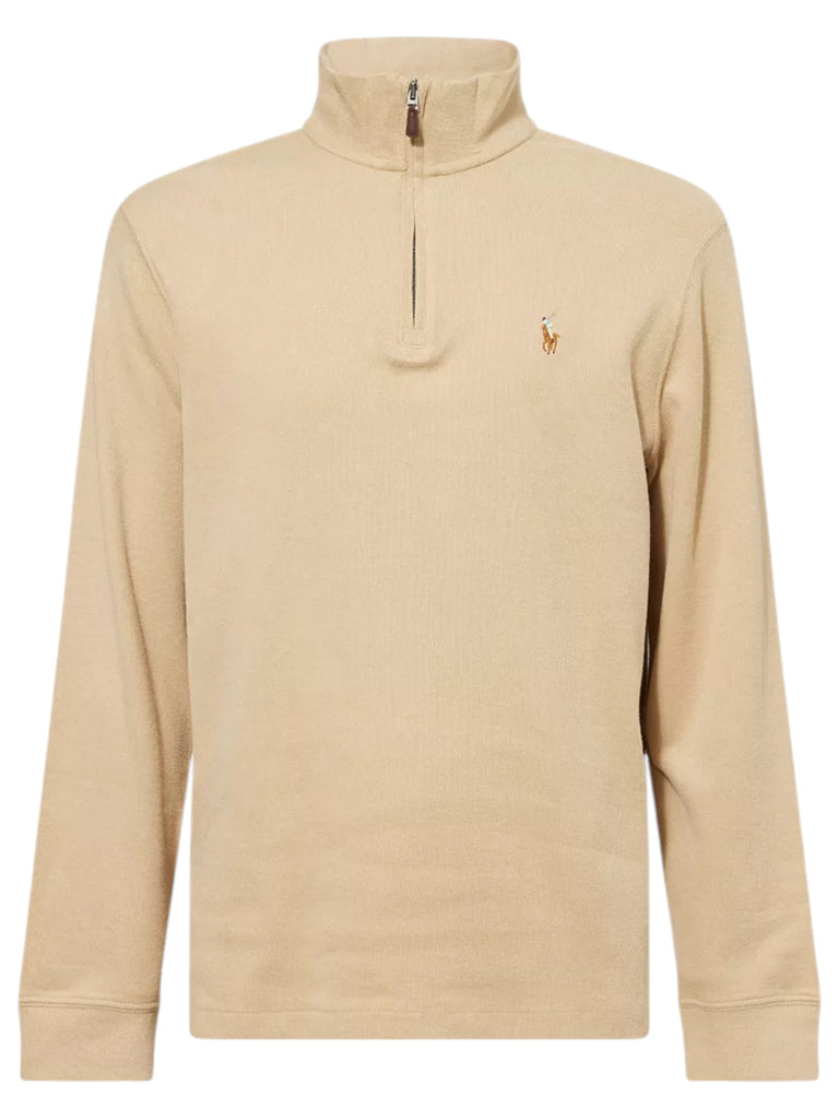 Polo Ralph Lauren Estate Beige Embroidered Cotton Jumper