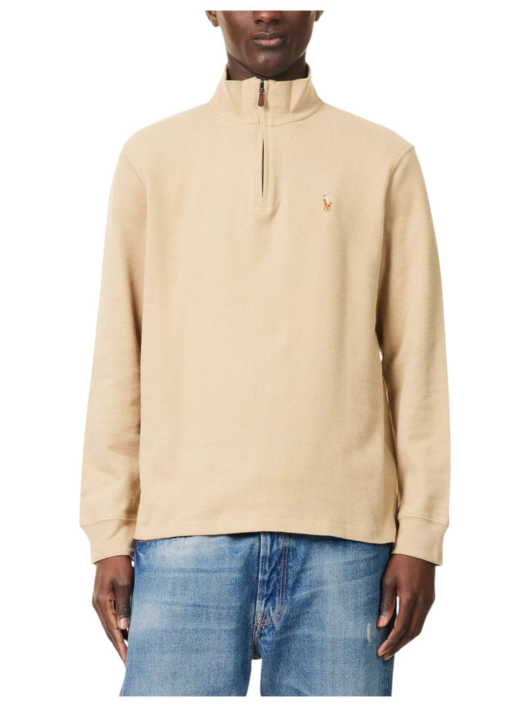 Polo Ralph Lauren Estate Beige Embroidered Cotton Jumper