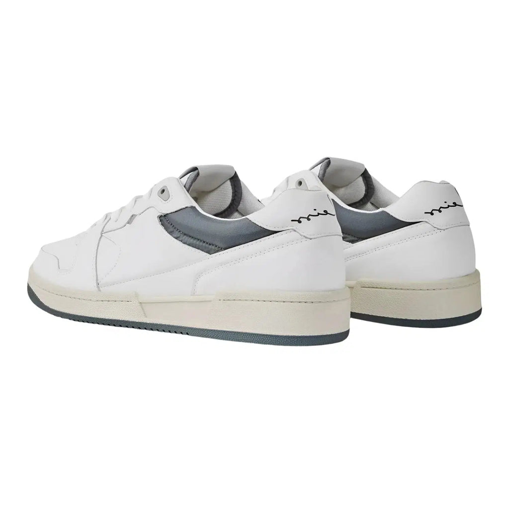 Reiss Astor Low-Top White Leather Trainers