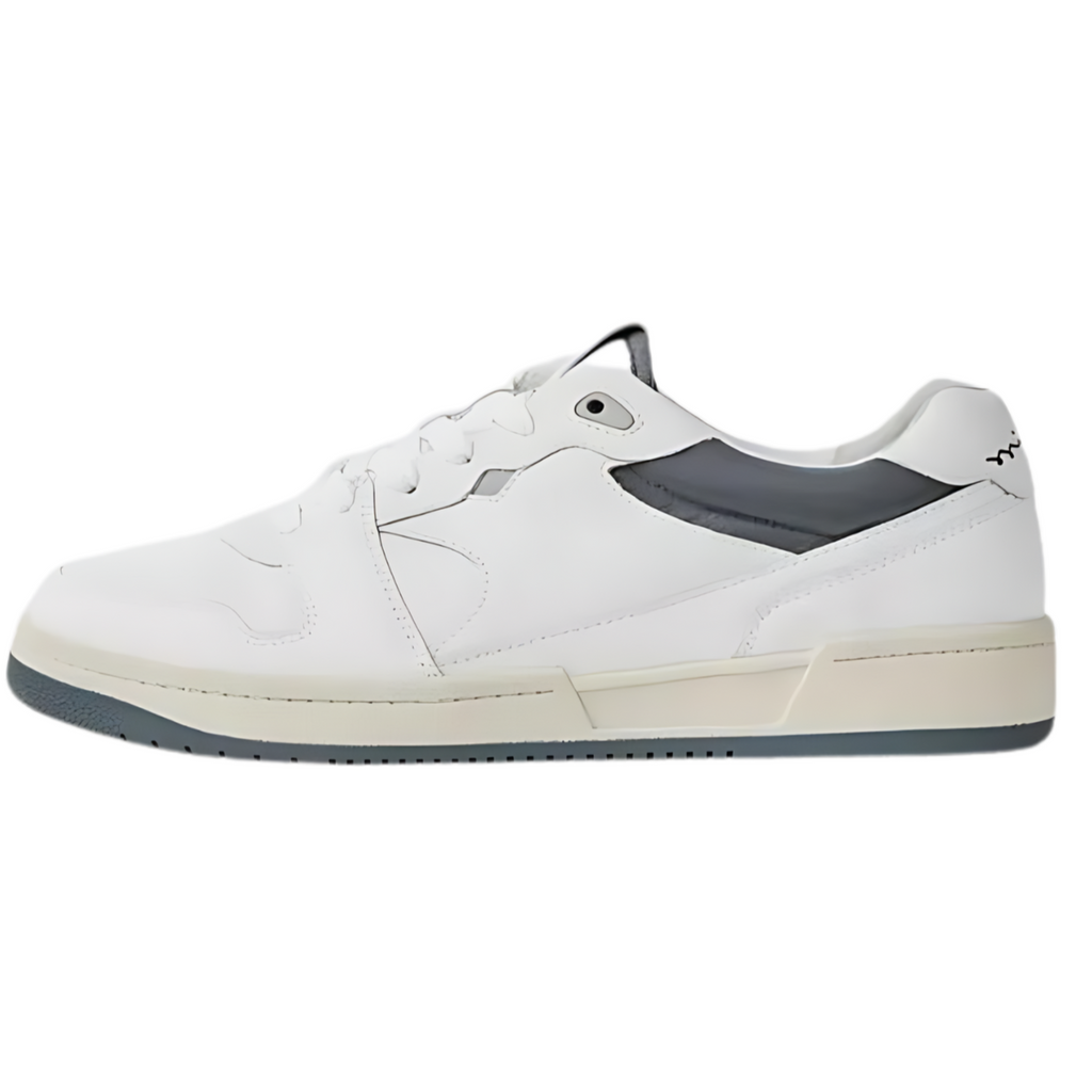 Reiss Astor Low-Top White Leather Trainers