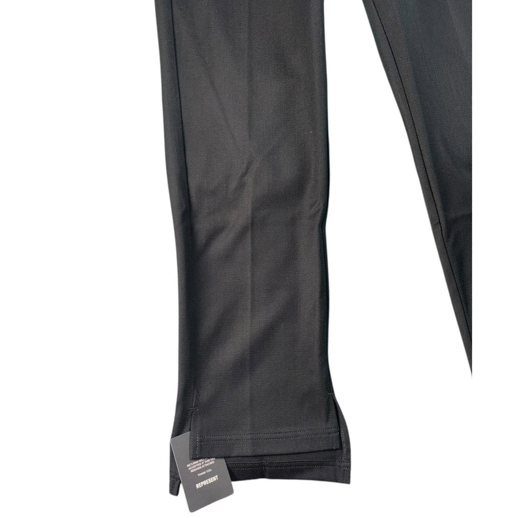 Represent Black Smart Trousers Stepped Hem
