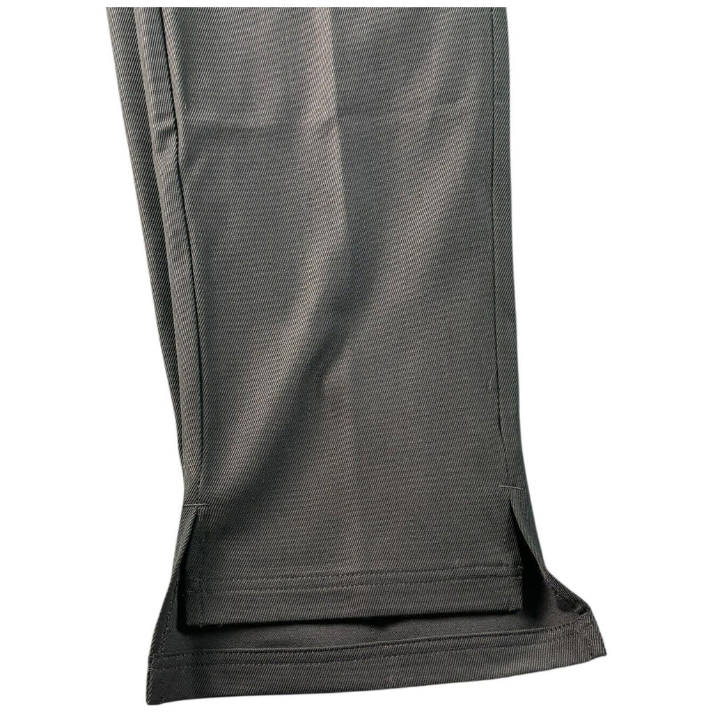 Represent Black Smart Trousers Stepped Hem