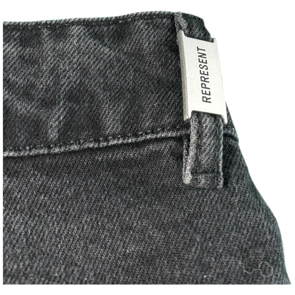 Represent Denim Jeans R3 DRIVE Washed Black Relaxed Fit