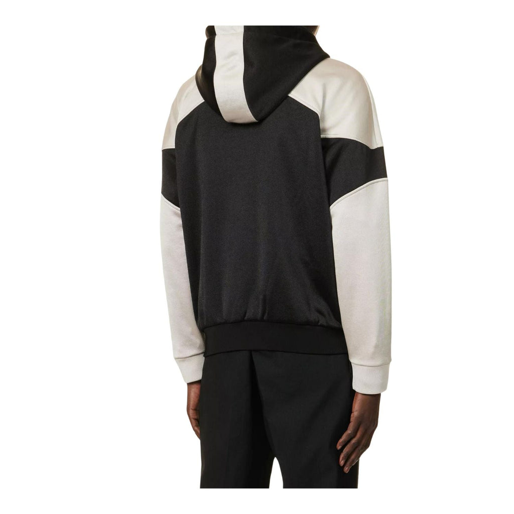 Saint Laurent SS24 Full-Zip Black Cream Hoodie