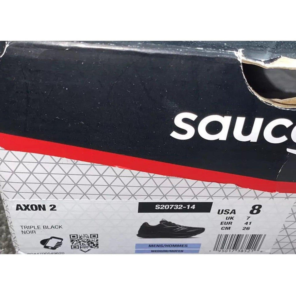 Saucony Axon 2 Cushioned Black Running Shoes