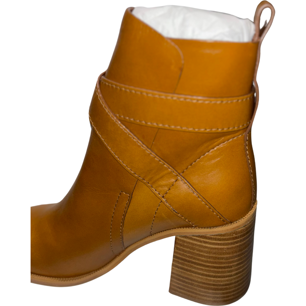 See by Chloe Lyna Gaucho Boots in Tan