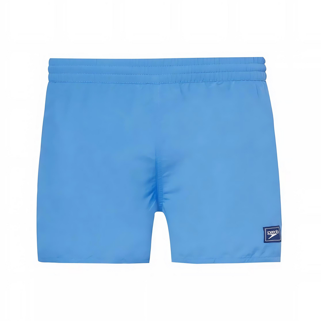 Speedo Mid-Rise Blue Nylon Swimming Trunks Shorts