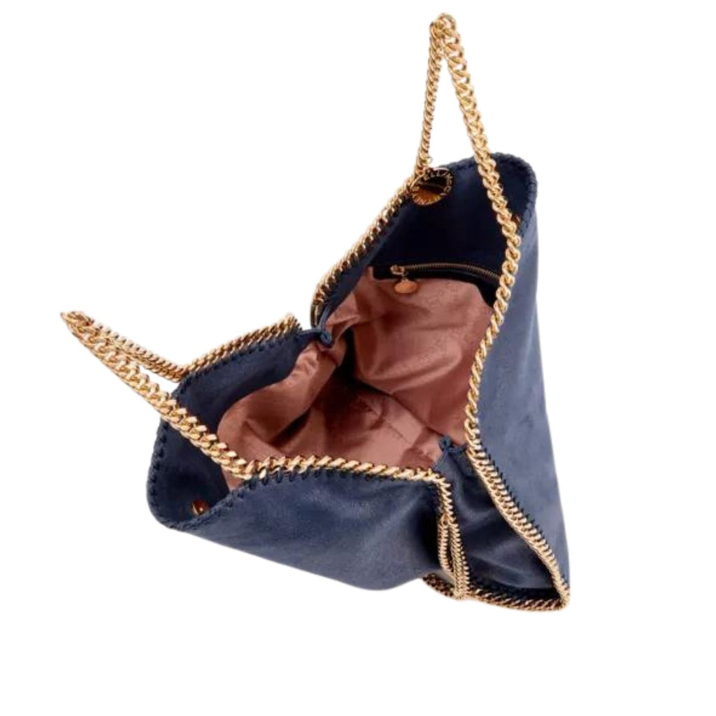 Stella Mccartney Large Falabella Blue Tote Handbag