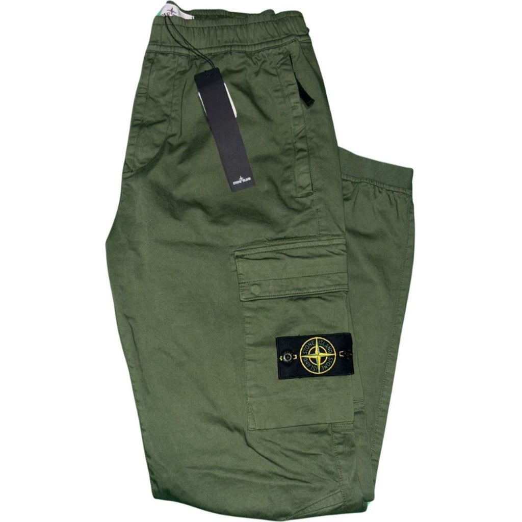 Stone Island Khaki Cargo Trousers 30" Waist