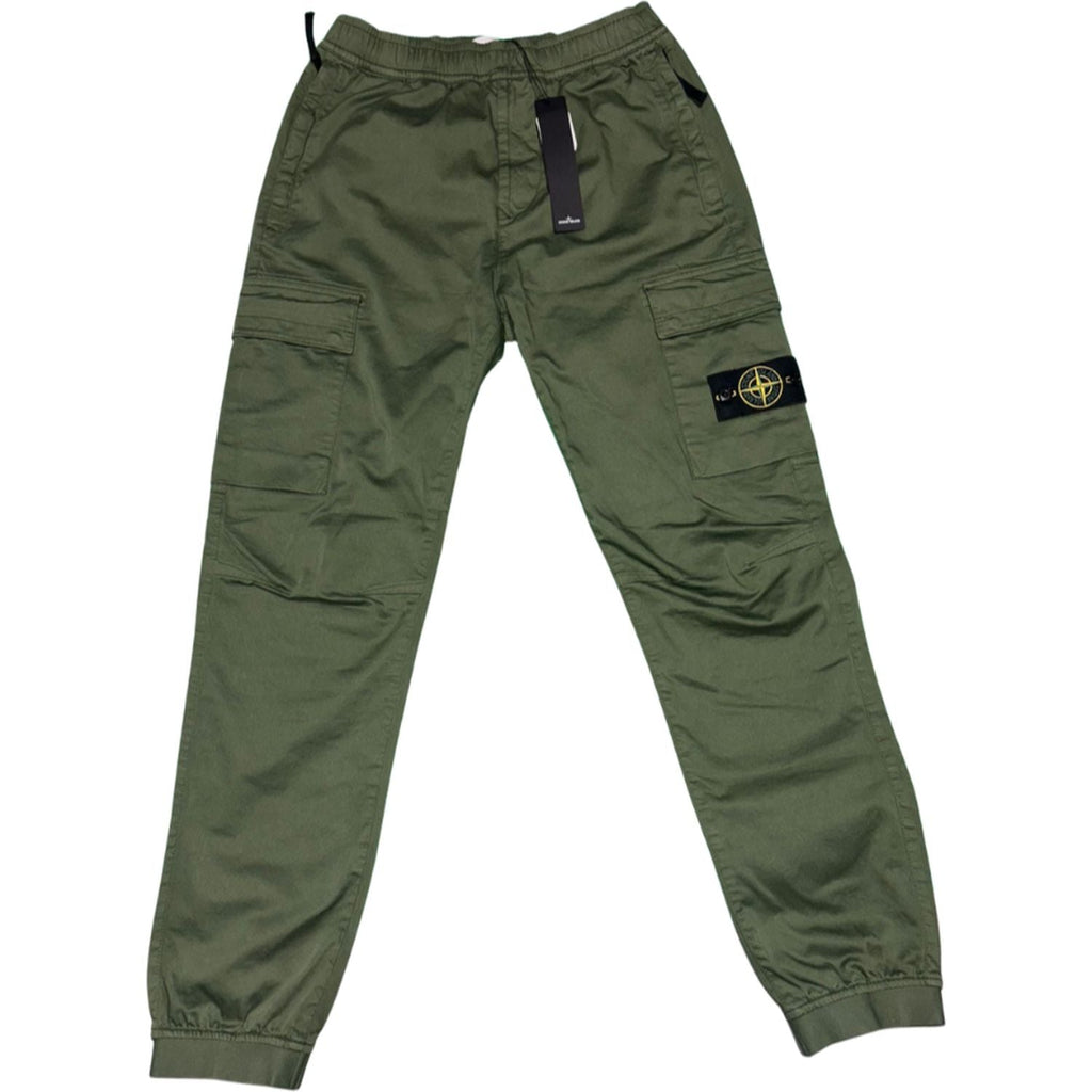 Stone Island Khaki Cargo Trousers 30" Waist