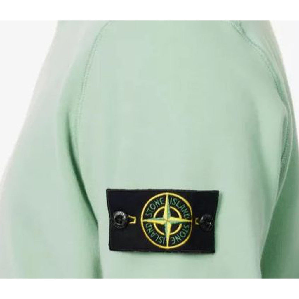 Stone Island Light Green Crewneck Sweatshirt