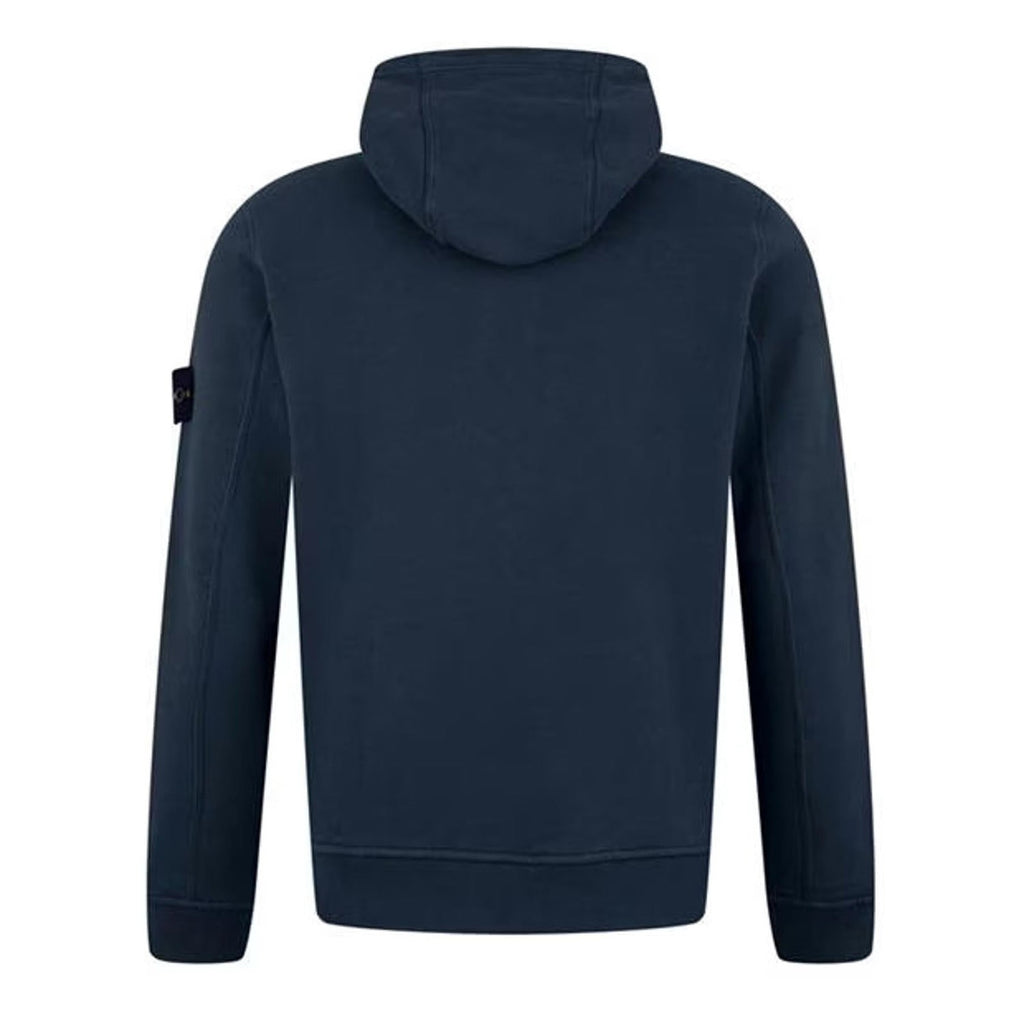 Stone Island SS25 Navy Pullover Fleece Hoodie