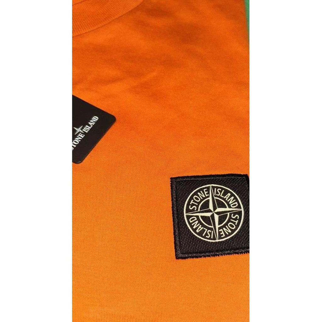 Stone Island "Sienna Orange" Patch Logo T-Shirt