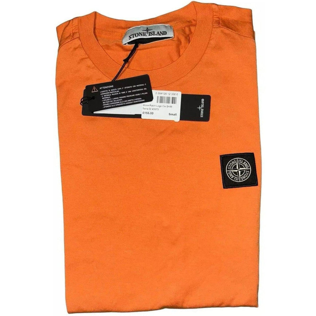 Stone Island "Sienna Orange" Patch Logo T-Shirt