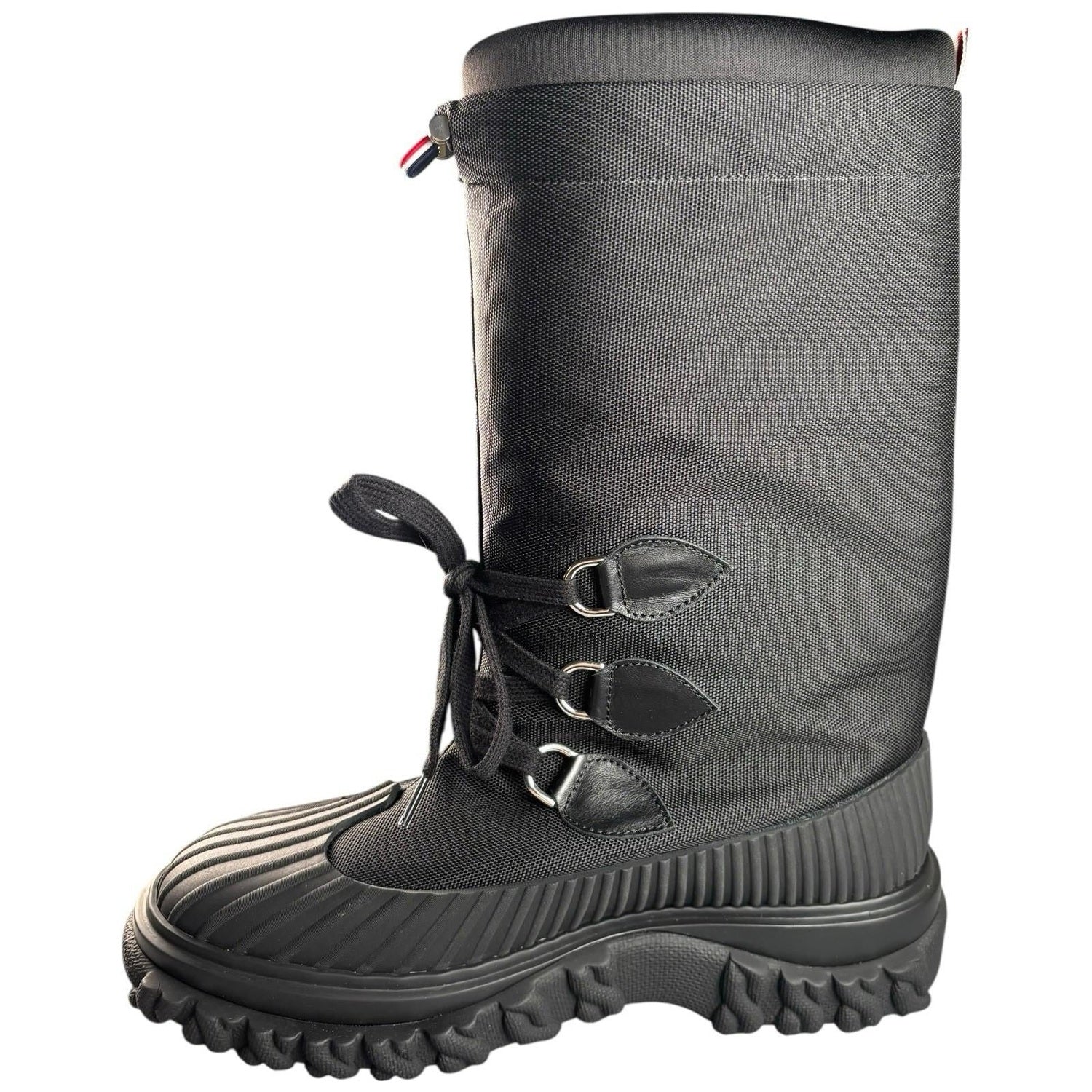 Thom Browne Quilted Shell Platform Black Ski Boots Snow Moon Style Warm Thom Browne | Fall 2024 main image 4
