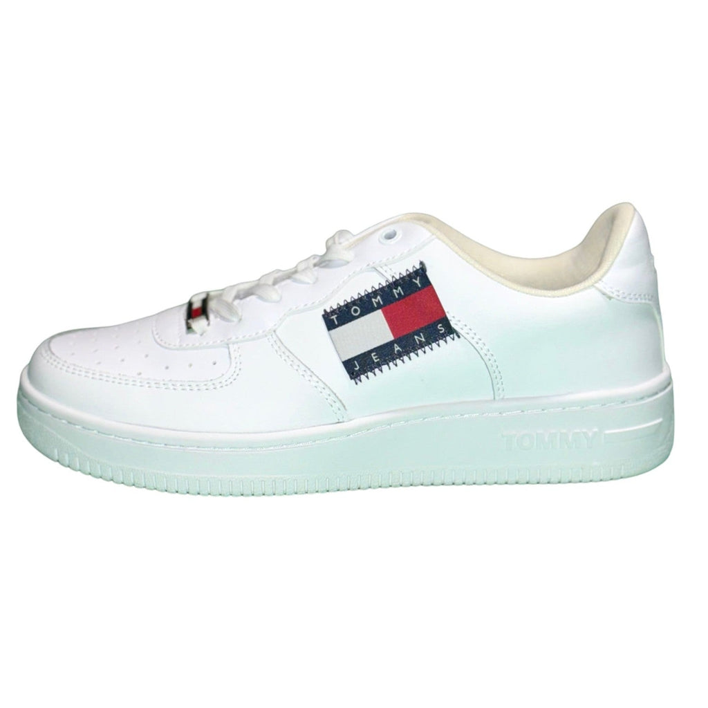 Tommy Jeans Basket Trainers White