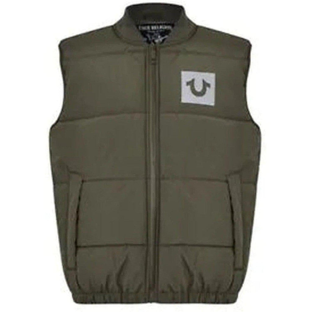 True Religion Khaki Gilet