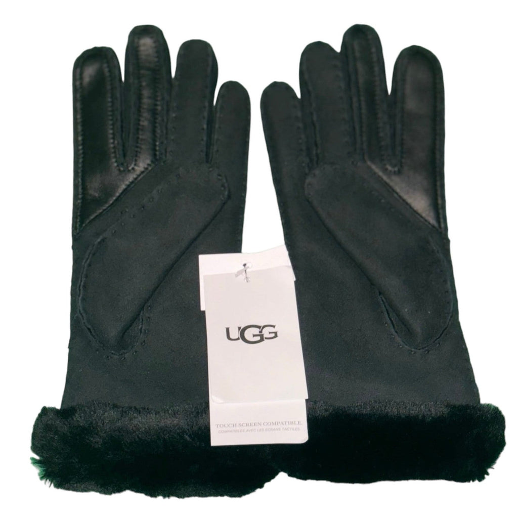 UGG Shearling / Suede Black Women's Gloves