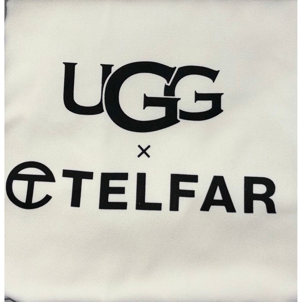 UGG X Telfar White Faux Fur Tote Bag