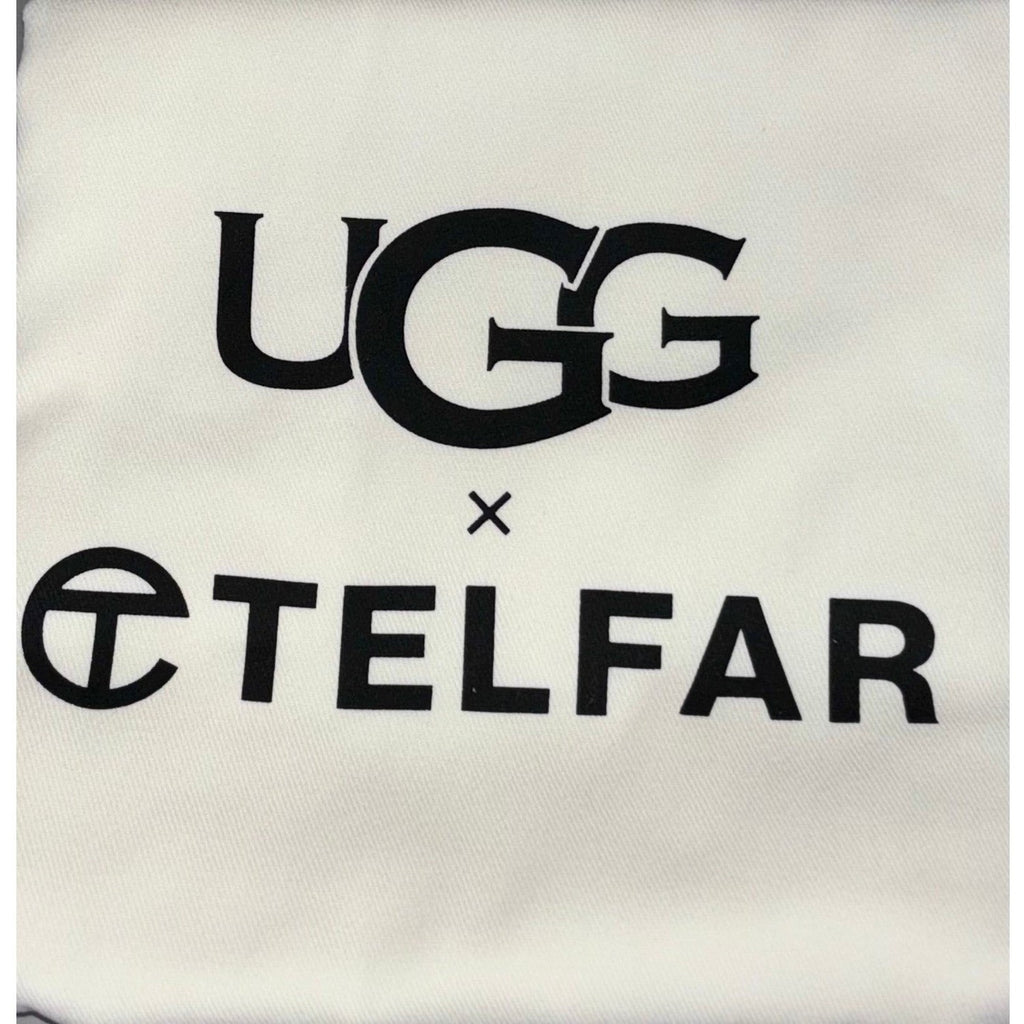 UGG X Telfar White Fur Tote Bag