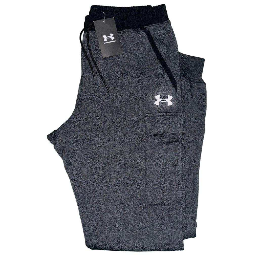 Under Armour Soft Grey Fleece Cargo Pants