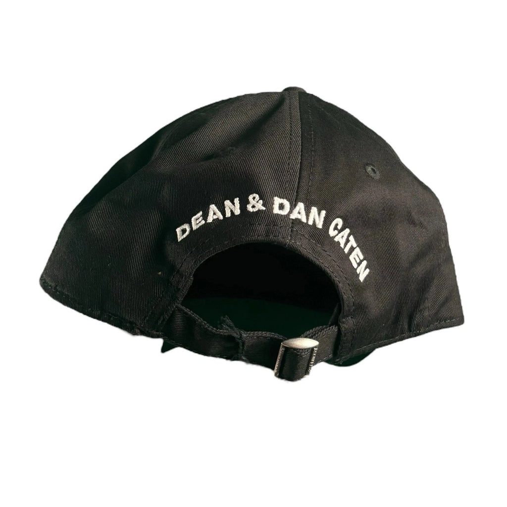 Black White Dsquared2 Iconic Logo Baseball Cap