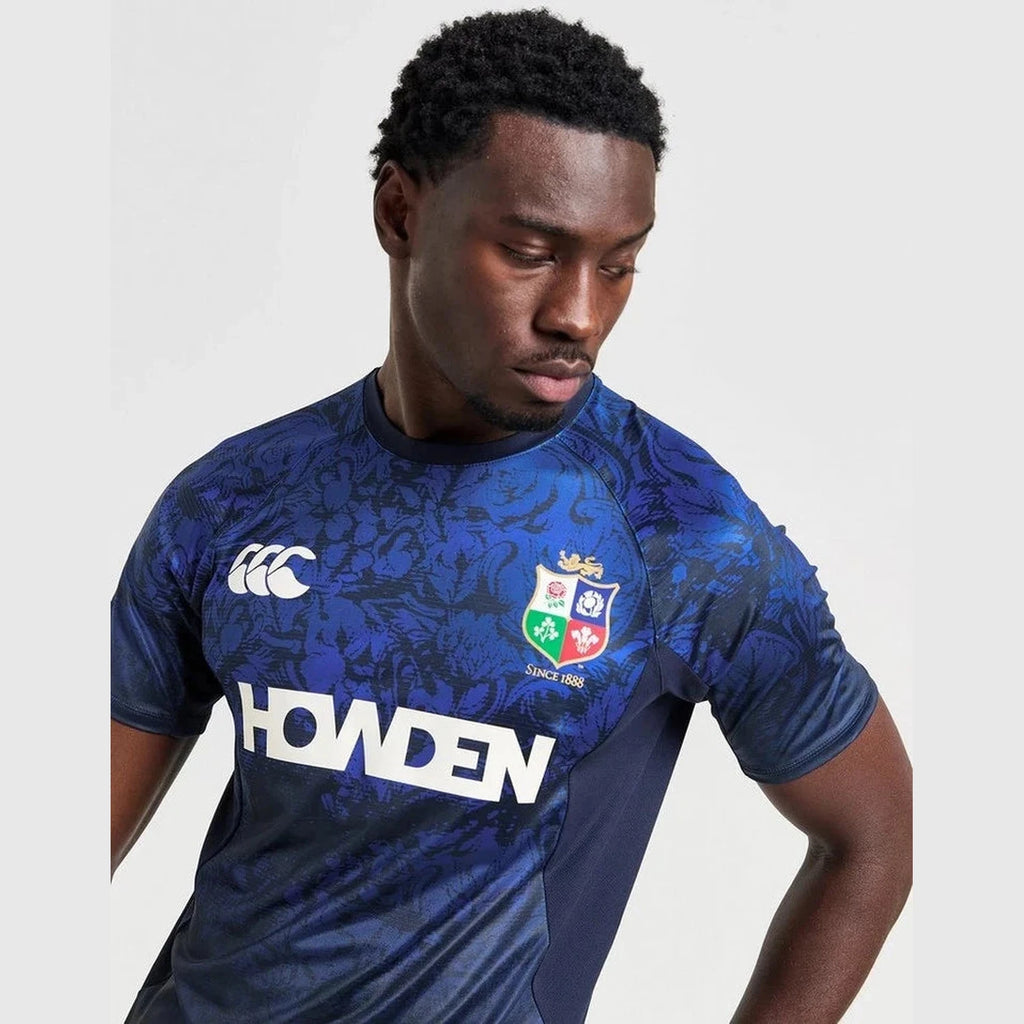 Unisex Adult Blue Canterbury British & Irish Lions 2025 Training Shirt Jersey