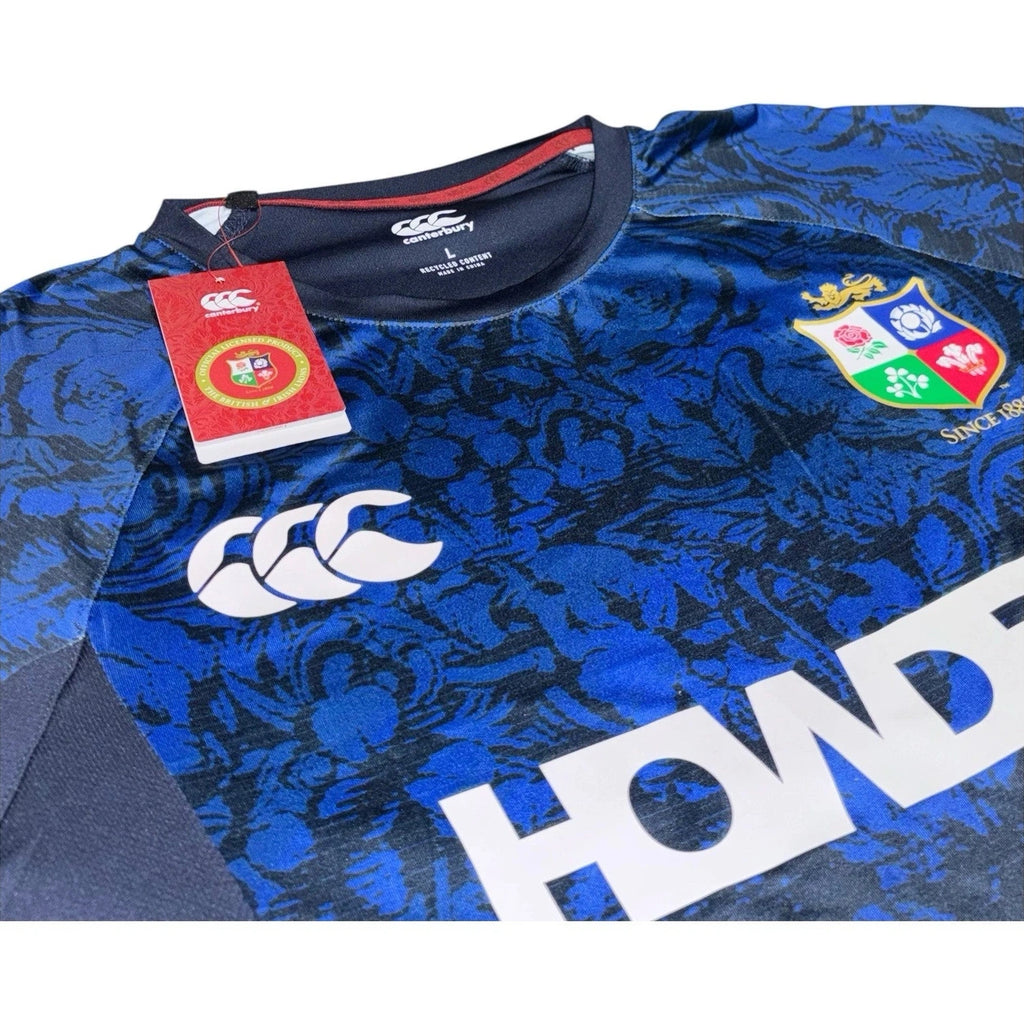 Unisex Adult Blue Canterbury British & Irish Lions 2025 Training Shirt Jersey