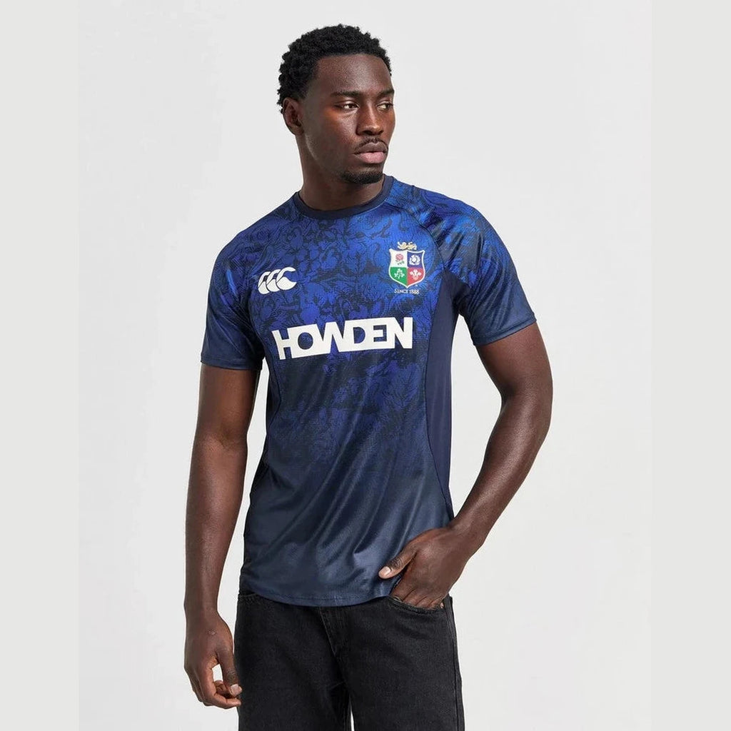 Unisex Adult Blue Canterbury British & Irish Lions 2025 Training Shirt Jersey