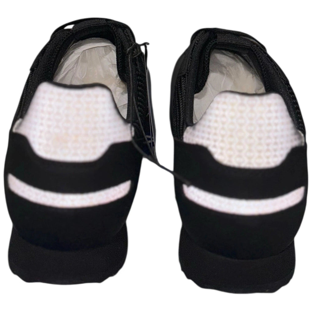 Unisex Adults Emporio Armani EA7 B&W 2.0 Trainers Silver Black
