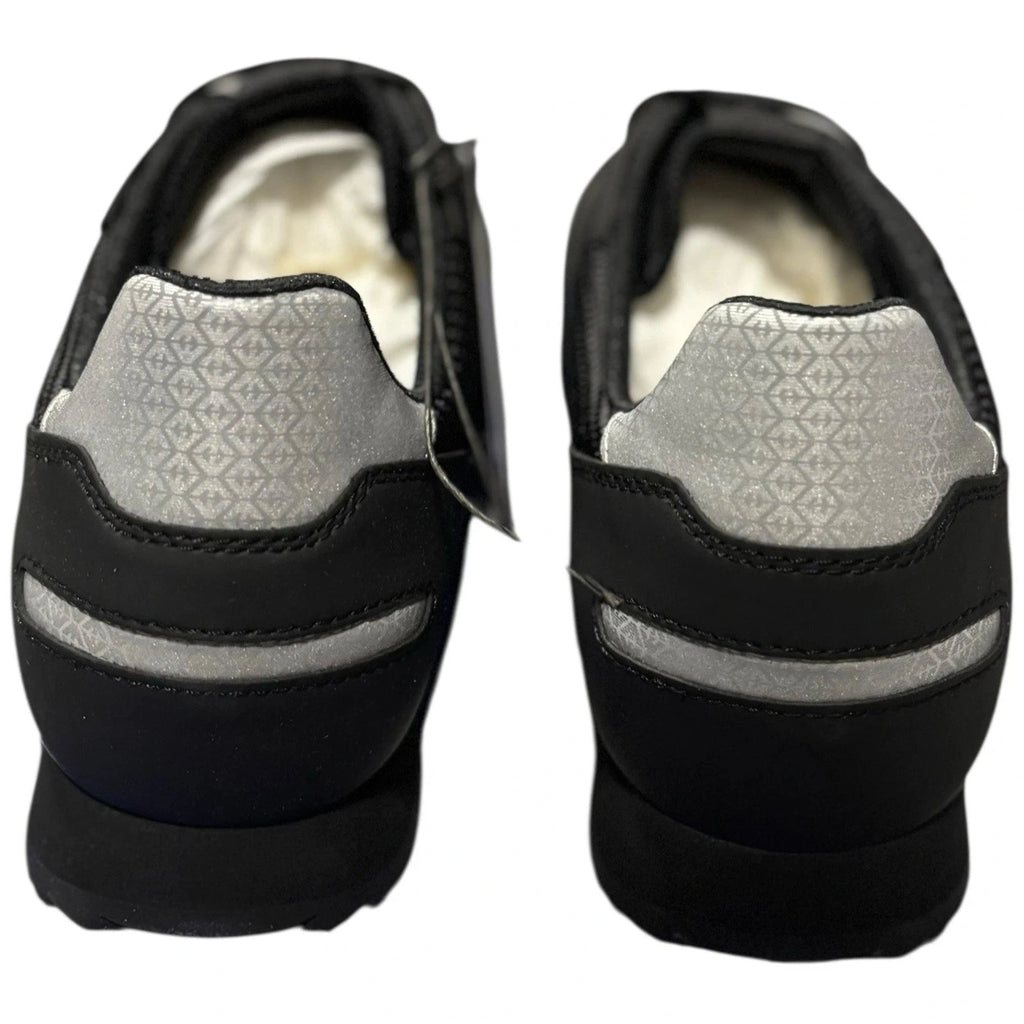 Unisex Adults Emporio Armani EA7 B&W 2.0 Trainers Silver Black