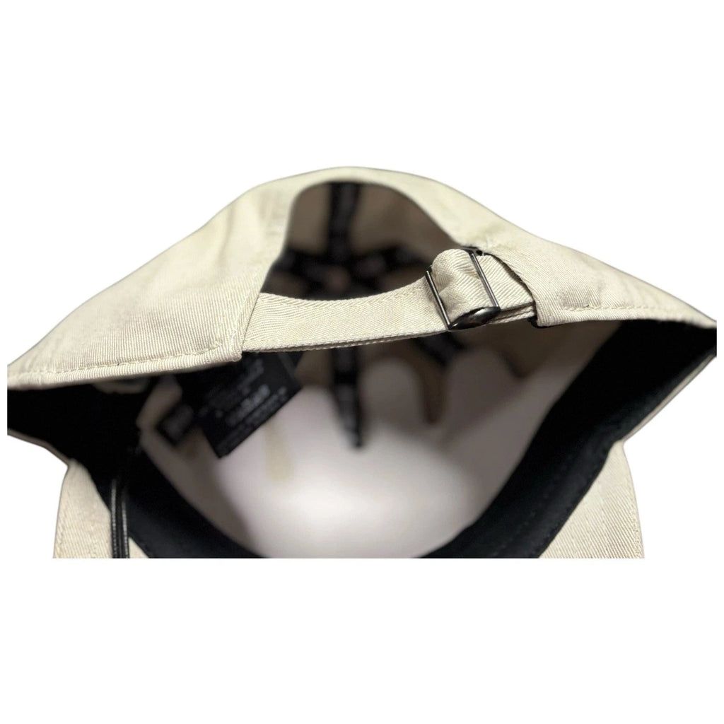 Beige Palm Angels Logo Cotton Baseball Cap
