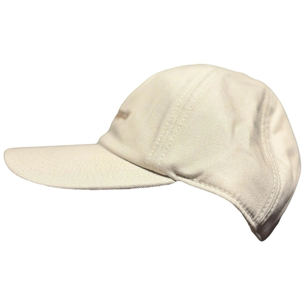 Beige Palm Angels Logo Cotton Baseball Cap