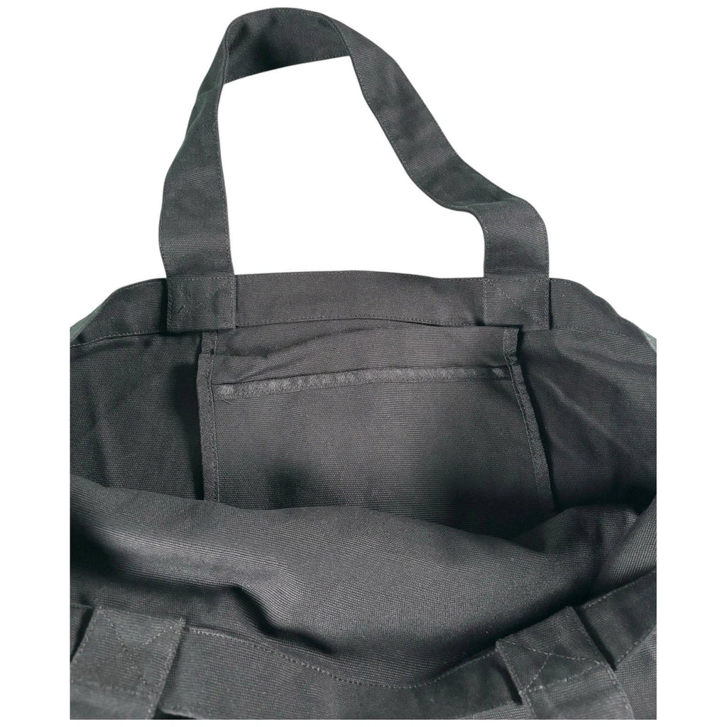 Unisex Black Carhartt WIP Graphic-Print Canvas Tote Bag
