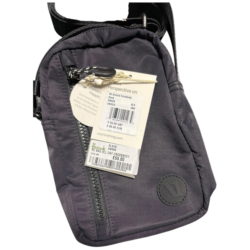 Unisex Black Vuori Shoulder Travel Event Bag