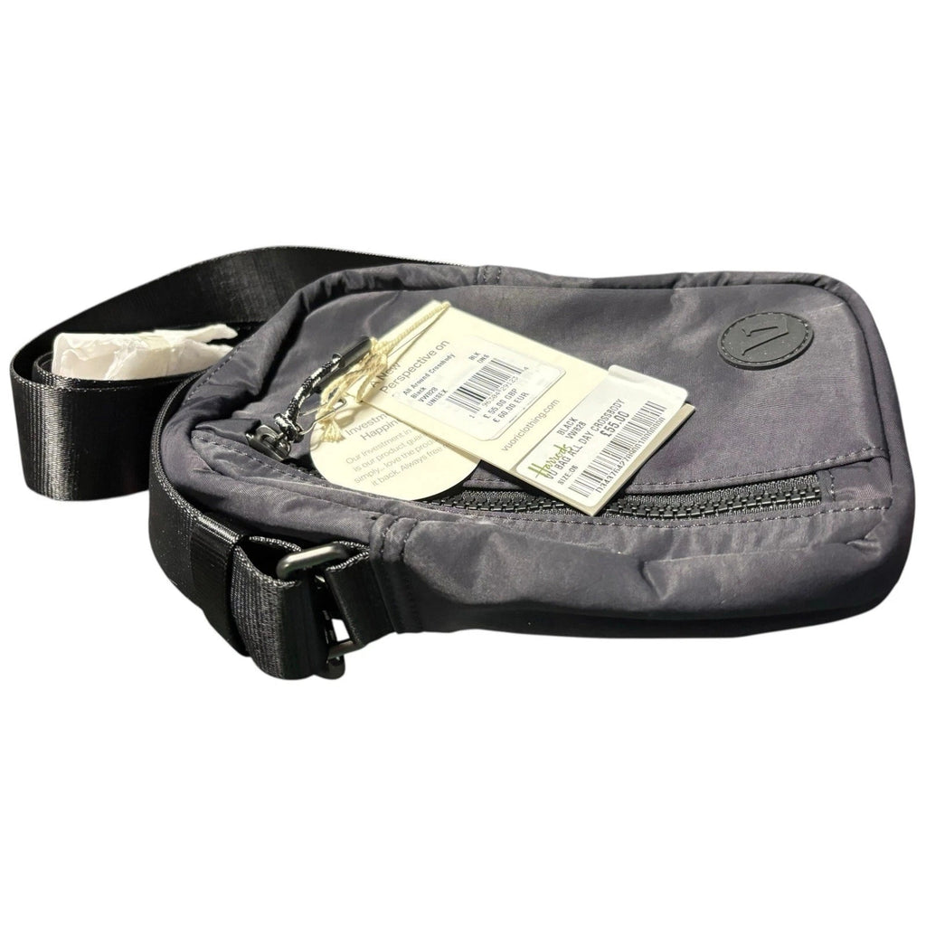 Unisex Black Vuori Shoulder Travel Event Bag