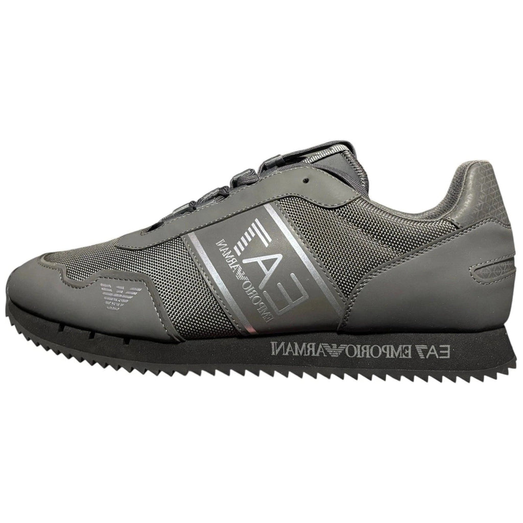 Unisex Grey Emporio Armani EA7 B&W 2.0 Trainers