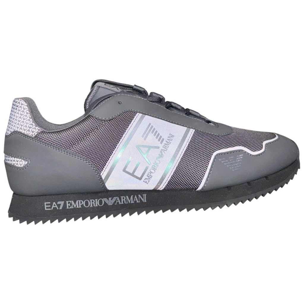 Unisex Grey Emporio Armani EA7 B&W 2.0 Trainers