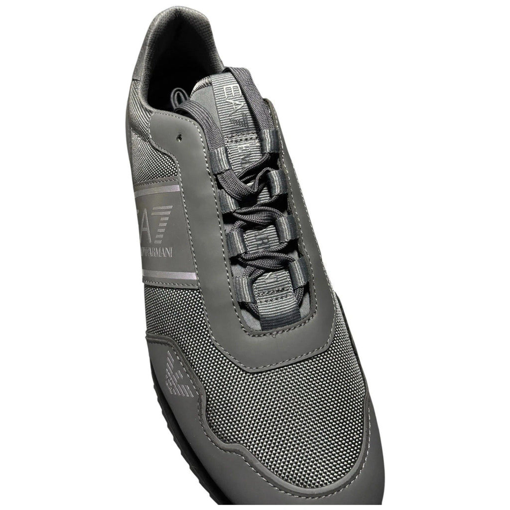 Unisex Grey Emporio Armani EA7 B&W 2.0 Trainers