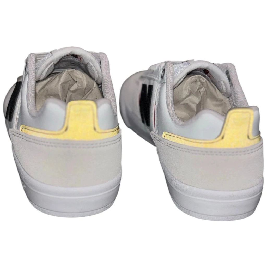 Unisex New Balance Jamie Foy 306 Skate Shoes White Gold Red Suede Low Tops