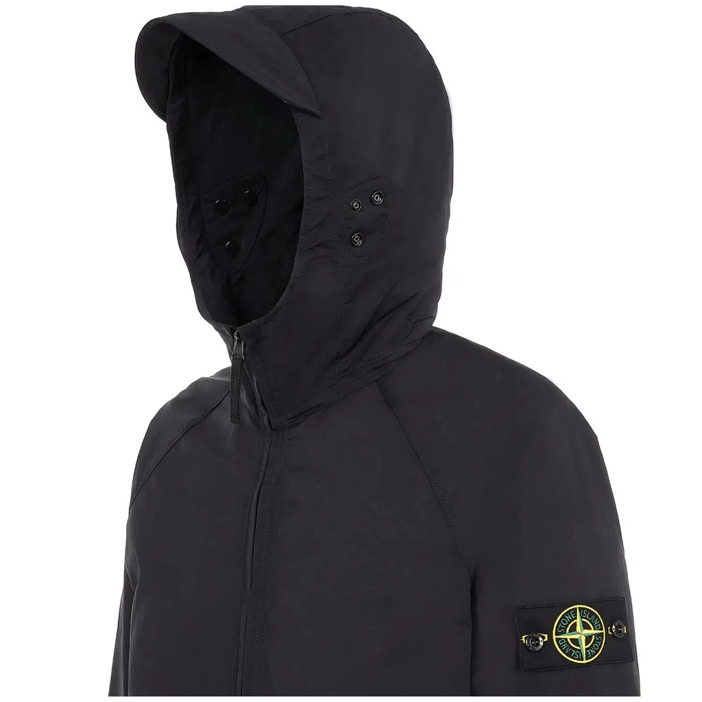 Stone Island Hyper Dense Nylon Raso Black 'Giubbotto' Jacket