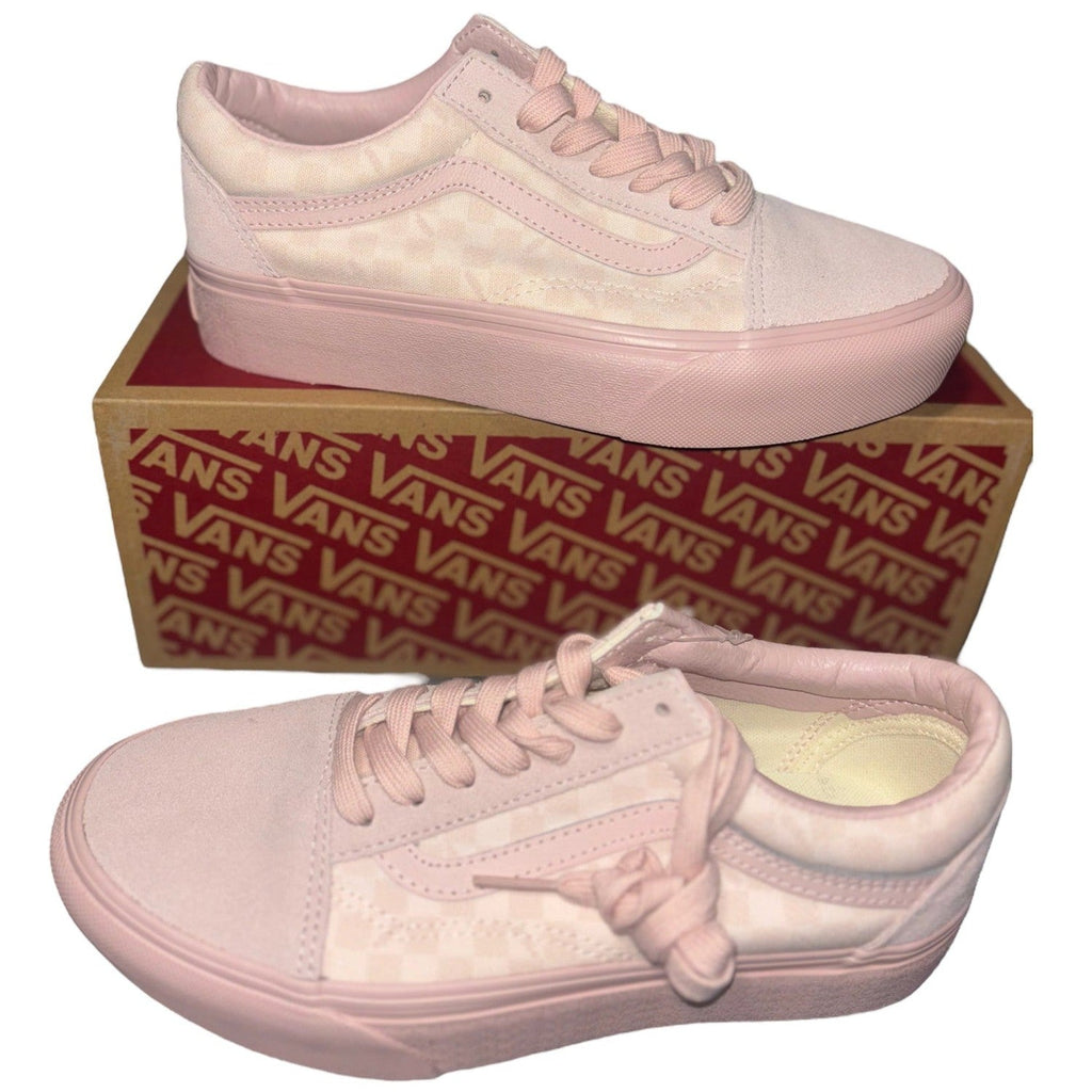 Vans Old Skool Platform Peach Women's Trainers